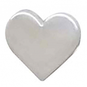 Sterling Silver Mini Heart Bead with Horizontal Hole
