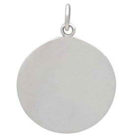 Sterling Silver Manta Ray and Fish Charm Back View