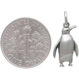 Sterling Silver Penguin Charm