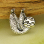 Sterling Silver Sloth Charm