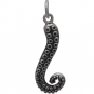 Sterling Silver Octopus Tentacle Charm