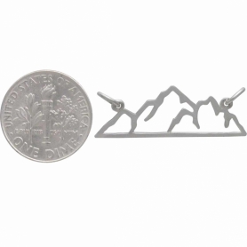 Sterling Silver Mountain Pendant Festoon