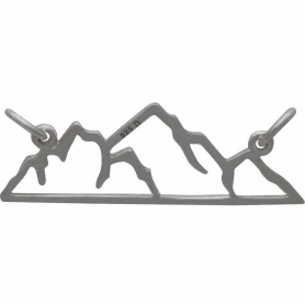 Sterling Silver Mountain Pendant Festoon