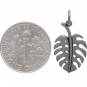 Sterling Silver Monstera Leaf Charm