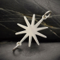 Sterling Silver Sun Link 28x16mm