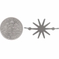 Sterling Silver Sun Link 28x16mm
