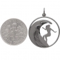 Sterling Silver Surfer Girl Charm 