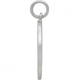 Sterling Silver Camping Charm with Tent and Trees