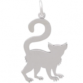 Sterling Silver Lemur Charm