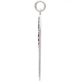 Sterling Silver Oval Sequoia Tree Pendant