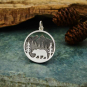  Sterling Silver Bear Charm in Mountain Meadows