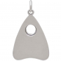 Sterling Silver Ouija Planchette Pendant