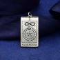 Sterling Silver Magician Tarot Card Charm
