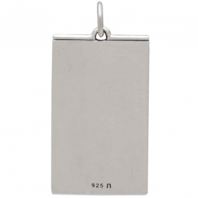 Sterling Silver High Priestess Tarot Card Charm