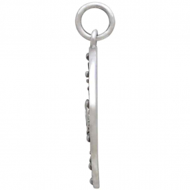 Sterling Silver All Seeing Eye Mandala Charm