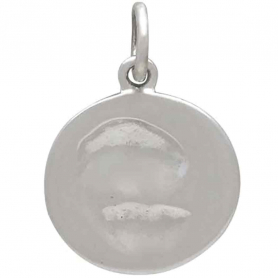 Sterling Silver Shadow Box Skull Charm 