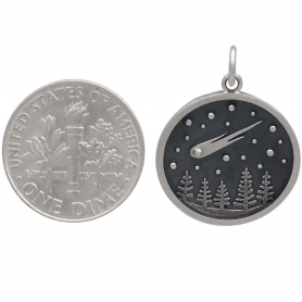Sterling Silver Comet Charm