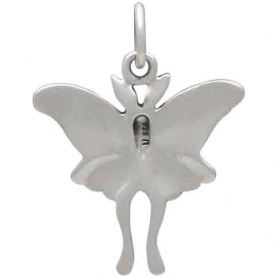 Sterling Silver Luna Moth charm