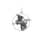 Nina Designs Sterling Silver Flying Heron Charm 25x21mm