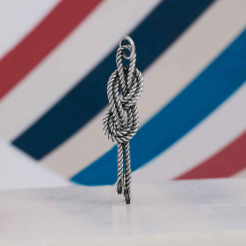 Sterling Silver Figure 8 Knot Charm