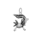 Sterling Silver Axolotl Charm 20x14mm