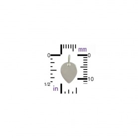 Sterling Silver Lotus Petal Charm 11x7mm