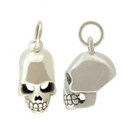 Sterling Silver Medium Skull Charm 16x7mm