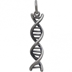 Sterling Silver DNA Charm