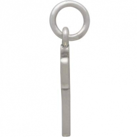 Sterling Silver Tiny Cactus Charm 18x6mm