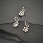 Sterling Silver Tiny Puffy Paw Charm