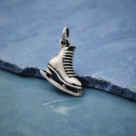 Sterling Silver Ice Skate Charm