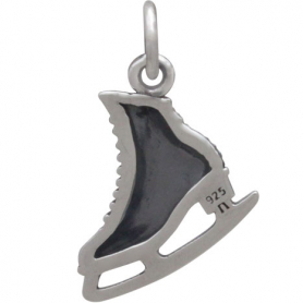 Sterling Silver Ice Skate Charm