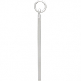 Sterling Silver Pine Tree Charm with Bronze Sun