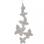 Sterling Silver Butterfly Cluster Charm