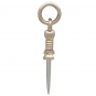 Mixed Metal Mini Dagger Charm 18x6mm