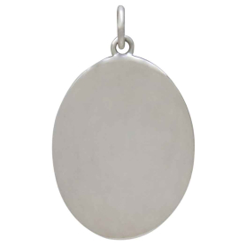 Sterling Silver Three Graces Pendant Back View