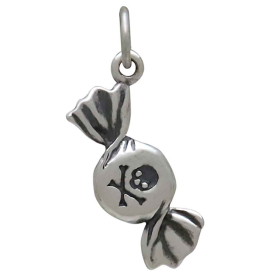 Sterling Silver Poison Candy Charm Back View