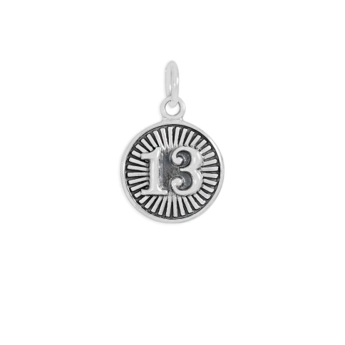 Nina Designs Sterling Silver Lucky 8 Coin Charm