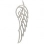 Sterling Silver Wing Charm 27x8mm