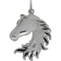 Sterling Silver Horse Charm 30x20mm