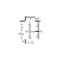 Sterling Silver Cross Charm with Genuine Diamond 19x10mm