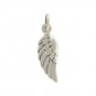 Sterling Silver Angel Wing Charm Left Side 20x6mm