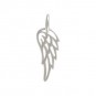 Sterling Silver Tiny Wing Charm 18x6mm