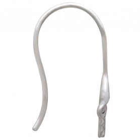 Sterling Silver Ginkgo Leaf Earrings 22x14mm