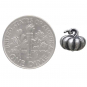 Sterling Silver Pumpkin Post Earrings