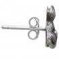 Sterling Silver 3D Sitting Cat Post Earrings