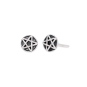 Nina Designs Sterling Silver Pentacle Post Earrings 5x5mm