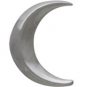 Sterling Silver Moon Post Earrings 7x5mm