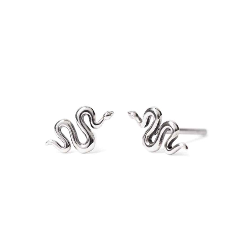 Nina Designs Sterling Silver Snake Post Earrings
