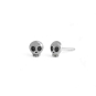 Nina Designs Sterling Silver Mini Skull Post Earrings